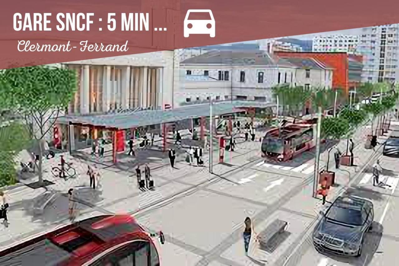 #Le Cocon Des Volcans#Parking Prive/Montferrand Clermont-Ferrand Eksteriør billede
