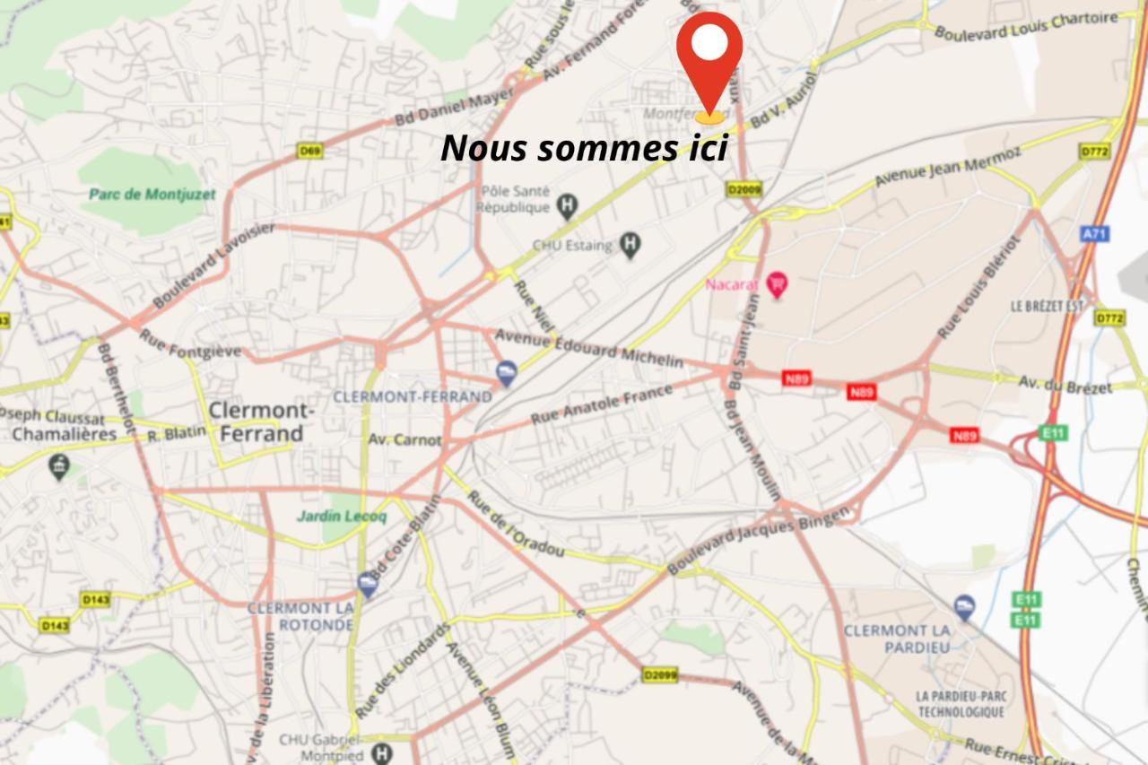#Le Cocon Des Volcans#Parking Prive/Montferrand Clermont-Ferrand Eksteriør billede